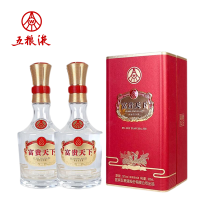 五粮液股份 富贵天下红钻版 52度浓香型白酒500ml*2瓶装 送礼
