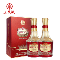 五粮液股份富贵天下金钻版 52度浓香型白酒500ml*2瓶装中秋佳节送礼