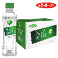 娃哈哈薄荷柠檬味无汽苏打水饮料 350ml*24瓶/箱(新老包装随机发货)