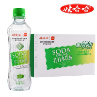 娃哈哈青柠味无汽苏打水饮料 350ml*24瓶/箱(新老包装随机发货)