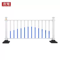 夜莺 市政道路护栏城市公路隔离栏杆锌钢围栏交通设施马路安全防撞活动护栏 安装高度1米*3.08米宽/套