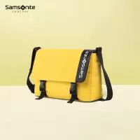 新秀丽 Samsonite 信使包男女斜挎都市运动潮流 轻型 大容量单肩包TX3*06003 黄色