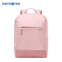 新秀丽双肩包电脑包女14英寸Samsonite笔记本背包商务旅行包日韩风 TU4*85001粉色