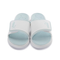 彪马(PUMA)一字拖男女进口2023夏季新款魔术贴舒适透气休闲魔术贴鞋 389539-01