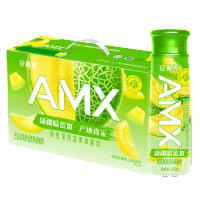 伊利 安慕希AMX新疆哈密瓜奶昔风味酸奶230g*10瓶/箱 礼盒装