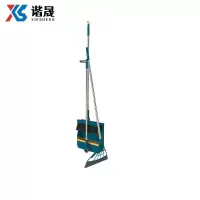 谐晟 折叠簸箕扫把刮刀套装 颜色随机 三件套 1套