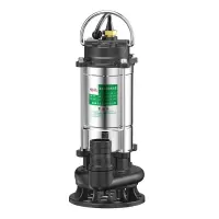 万年船 潜水泵220V污水泵小型抽水泵 污水泵2寸1800W15m线+10米帆布管 一台