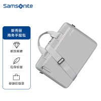 新秀丽(Samsonite)手提包电脑包轻薄单肩包背包14英寸苹果笔记本保护套BP5*28002 银灰色