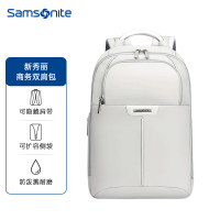 新秀丽(Samsonite)双肩包女士电脑包背包旅行包苹果笔记本电脑包13.3英寸 BP2*28002浅灰色