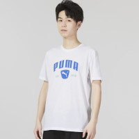 彪马(PUMA)男2023春季运动服健身训练潮流时尚舒适透气圆领半袖短袖T恤 523743-02