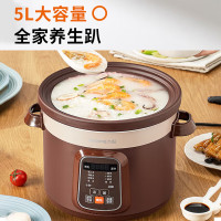 九阳(Joyoung)电炖锅电炖盅5L大容量紫砂预约电砂锅智能定时精炖煮粥煲汤锅DG50Z-GD510