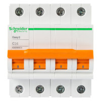 施耐德电气 微型断路器 空气开关 三相四线总闸开关 EA9系列 4P C40A EA9AN4C40 一件