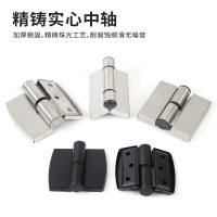 201不锈钢合页方形卫生间隔断五金配件门轴叠开平开弹簧不锈钢卫生间右开门合页1个