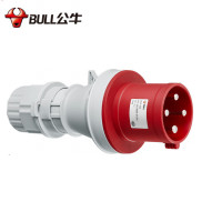 公牛(bull) 公牛盒装红色工业插头(PDU)63A,3P+PE,IP44_GN-GNP-634 单个装