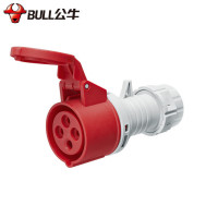 公牛(bull) 公牛盒装红色工业连接器(PDU)16A,3P+PE,IP44_GN-GNS-1640 单个装