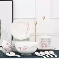 诺谷 家用整套餐具 马蹄莲(16头)NGS-1603BL