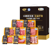 福临门中粮家佳康生鲜亚麻籽猪肉礼盒C