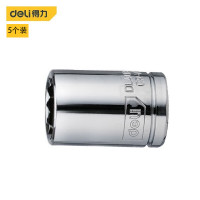得力 deli 12.5mm系列铬钒钢材质 六角套筒 12mm DL4012 银色 一支