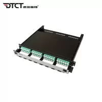 德塔森特(DTCT)MPO预端接光配线架 空框 4组 1U 可装96芯