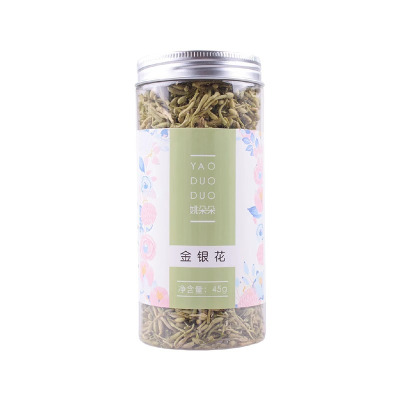 姚朵朵 金银花45g灌装花草茶可搭配菊花黄芩连翘陈皮泡水凉茶