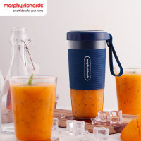 摩飞电器(MORPHY RICHARDS) 便携式榨汁杯 磁吸充电迷你无线果汁机 料理机随行杯 MR9600 蓝/台