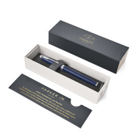 派克(PARKER) 2015IM蓝色白夹宝珠笔签字笔