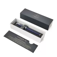 派克(PARKER) 2015IM蓝色白夹宝珠笔签字笔