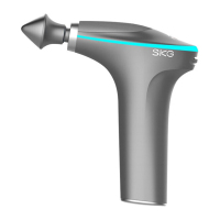 SKG筋膜枪颈椎按摩器热敷按摩仪肌肉放松器陨石灰 F7