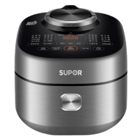 苏泊尔(SUPOR)电压力锅5L/升精钢球釜智能鲜呼吸高压锅一锅双胆家用2200w猛火8分钟快手菜SY-50FH75Q