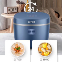 苏泊尔(SUPOR)适用2-6人蓝钻不粘内胆24小时智能预约香弹厚釜3L 耐磨抗造电饭煲SF30FC71