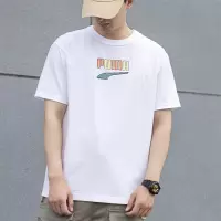 彪马(PUMA)男装T恤 2023夏季新款运动服跑步训练透气宽松健身短袖 535359-02