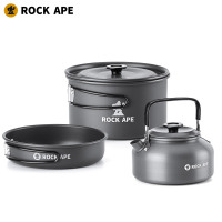 洛克猩球 便携式铝锅三件套RACS001