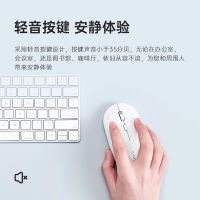 科大讯飞无线蓝牙鼠标M110 办公鼠标 无线外设 轻薄便携 多彩小巧 轻音按键 智能语音输入打字翻译 皎月白