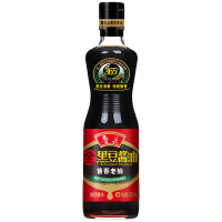 鲁花 调味品 全黑豆酱油500ml 老抽酱香