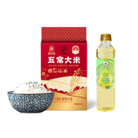 塞翁福五常米500g 亚麻籽油500ML 粮油组合