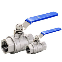 二片式两片式球阀 阀门水阀 通径球阀 轻型 304不锈钢球阀 DN50