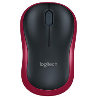 罗技(Logitech)M186无线鼠标 办公笔记本台式电脑鼠标 光电鼠标 红色