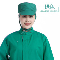 工厂网帽工作服帽子防尘帽子(10顶)绿色