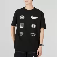 彪马(PUMA)男装 2023夏季新款运动服健身训练半袖时尚舒适透气圆领短袖T恤 536921-01