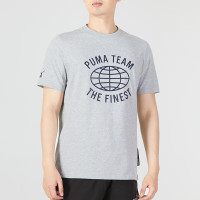 彪马(PUMA)男装 2023春季新款运动服健身训练潮流时尚舒适透气圆领短袖T恤 536956-04