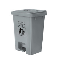 医疗脚踏垃圾桶 30L(灰色)