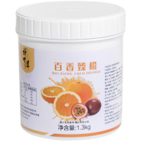 企购优品 甜橙酱甜橙果酱浓缩果汁果浆奶茶店大桶水果茶甜品烘焙商用原料 百香甜橙果酱1.3kg/件