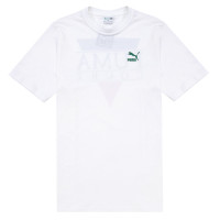 彪马(PUMA)短袖男装 2023夏季新款时尚LOGO休闲跑步圆领纯色t恤 536958-02