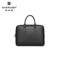 SHERIDAN喜来登男士商务头层牛皮单肩斜挎公文包NL180336S