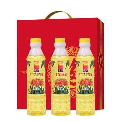 中粮悦润红花籽油1200ml