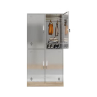 十方嘉304不锈钢四门更衣柜 1850*860*420 (仅限烟台五区供货)