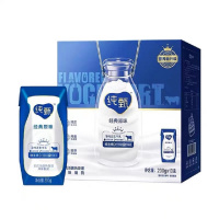 蒙牛(MENGNIU) 纯甄 巴氏杀菌热处理风味酸牛奶 200g*10/箱