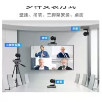 飞利浦PHILIPS 电脑摄像头2K高清视频会议摄像头 10倍变焦 360°云台声源定位 直播录播教育网课摄像头PSE0
