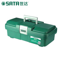 世达(SATA) 15英寸塑料工具箱 多功能维修箱手提箱 385x202x140mm 95161 1个