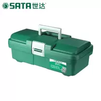 世达(SATA) 15英寸塑料工具箱 多功能维修箱手提箱 385x202x140mm 95161 1个
